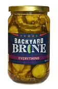 Everything Bread And Butter Pickle Crinkle Cut Chips, 16 oz Jar, 6-Pack