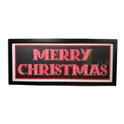 25x11 Framed "Merry Christmas" Print