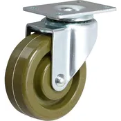 5040 Series 4" Fever-Tech Epoxy Hi-Temperature Swivel Caster (Green)