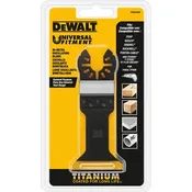 Oscillating Wood & Nail Cutting Blade, Wide, Titanium, Universal
