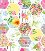 Boho Bouquet Fabric 1110-01