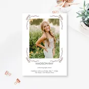 5x7 Single Sided Flat Card - GRAD