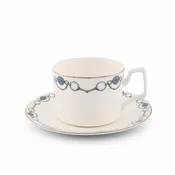 Amarillo Concho Pattern Bone China Cup and Saucer