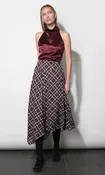Addison Cowl Funnel Neck Halter Top