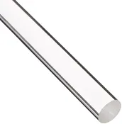 Acrylic Lucite Rod Dowel - 1.25" (32mm) x 24" (610mm) - One Rod