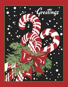Candy Cane Greetings Print