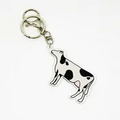 Acrylic Cow Keychain/ Bag Charm