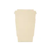 Wood Latte Cup Cutout, 6”