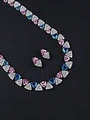 Elegant Cubic Zirconia Necklace &amp;amp; Earrings Set