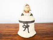 Antique 1890s German Figurative Tobacco Jar Munich Maid Signed Johann Marasch