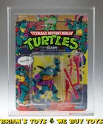 1990 Playmates TMNT Series 3 / 31 Back Slash Purple Belt with Yellow S Action Figure AFA 80 NM (C80 B80 F80) #11470920