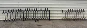 15 Feet of Iron Fence Panels GA21607