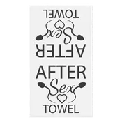 After Sex towel Novelty Joke Funny White Elephant Gift