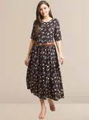 A-Line Floral Kurti
