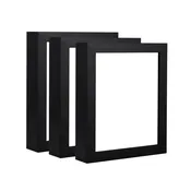 11x14 Deep Matte Black Frame Kit – Set of 3