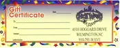 GIFT CERTIFICATES