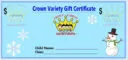 Gift Certificate