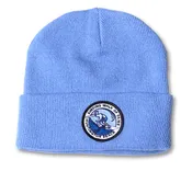 Surfing Walk of Fame  Embroidered Patch “Beanie” Light Blue