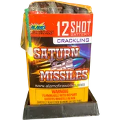12 Shot Crackling Saturn Missile