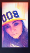 BOO ORANGE & BLACK CAP