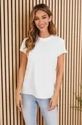 Back Seam Short Sleeve Tee