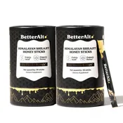 BetterAlt GOLD+ Pure Himalayan Shilajit Honey Sticks (Classic)
