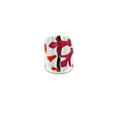 ELLE Sterling Silver .925 Ruby Trademark Jewelry Collection Ring