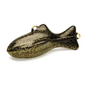 Black | Gold Fleck Lead Fish Weight