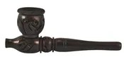 Humble Carved Wood Steamroller Pipe | 4"