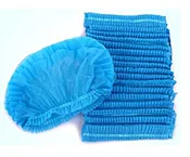 #1821BP BLUE PLEATED PROPYLENE CAP 21"