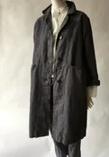 Linen Canvas Pentagon Coat