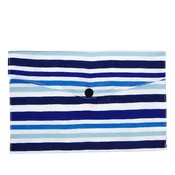 Blue Striped - Fabric Envelope
