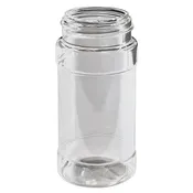 3.5 oz. Clear K-Resin Plastic Spice Bottles (43-485)