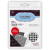 3L 3D Foam Squares Black Mix