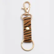 Genuine Leather Animal Print Key Chains