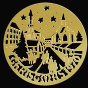 1970 Brass Biedermann Ornament