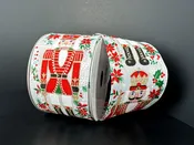 2.5" x 10 YD Wired Fancy Nutcracker