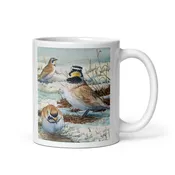 Horned Lark Art Mug
