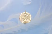 Mother Mary - Gold Plated over Sterling Silver Charm