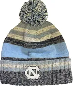 Ahead NC Patch Cuffed Knit Toboggan w/Pom