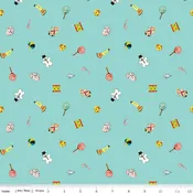 Jingle Bells by Riley Blake VINTAGE TOYS/AQUA