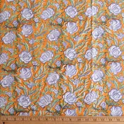 Block Print Fabric by the Yard
