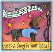 10"x10" Wall Plaque | Dachshund
