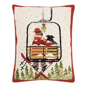 Ski Dog Pillow