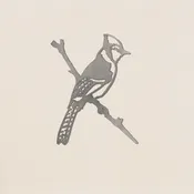 Blue Jay Metalbird Garden Art