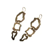 Abstract Triple Link Earrings