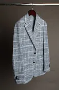 Alpaca Blend Guncheck Jacket