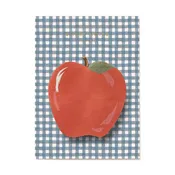 Apple Gingham Sticky Notes