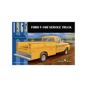 1965 Ford F-100 Service Truck Moebius Models | No. 1235 | 1:25