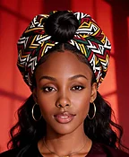 African Headwrap - Angola Design